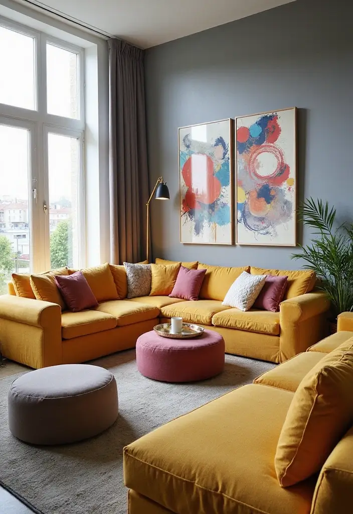 29 Living Room Chairs Ideas Small Spaces That Save Space Beautifully - 11. Modular Seating Units