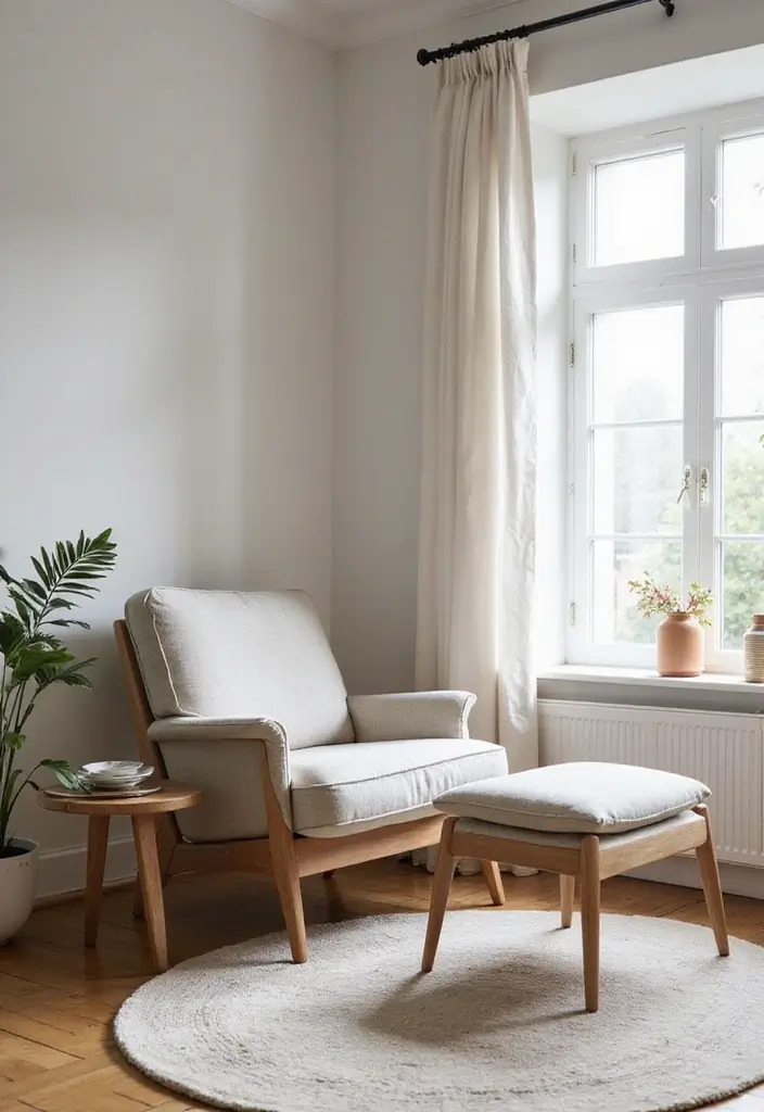 29 Living Room Chairs Ideas Small Spaces That Save Space Beautifully - 18. Minimalist Lounge Chairs