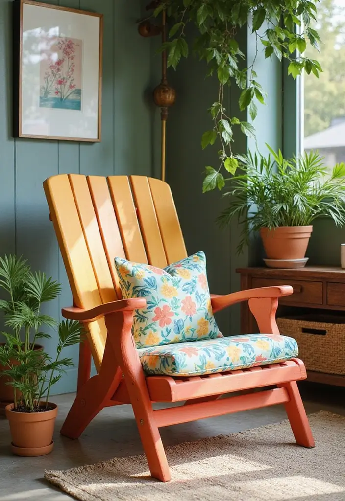 29 Living Room Chairs Ideas Small Spaces That Save Space Beautifully - 25. Outdoor Chairs for Indoor Style