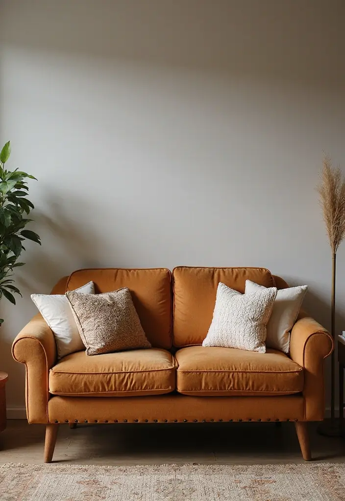 29 Living Room Chairs Ideas Small Spaces That Save Space Beautifully - 6. Loveseats for Intimacy