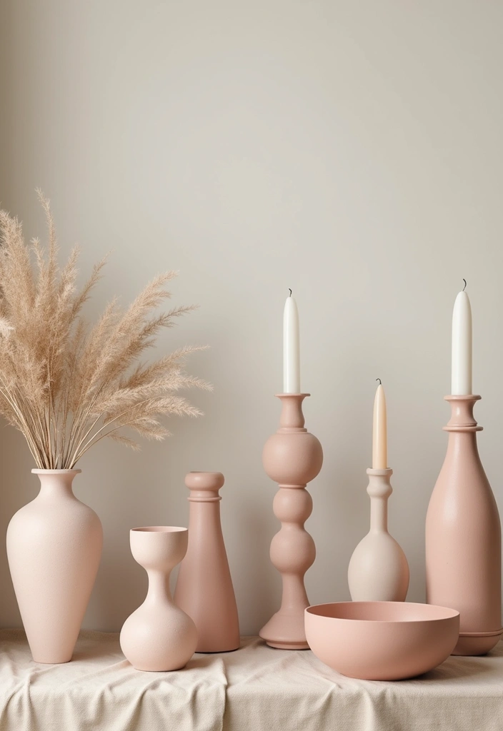 29 Pastel Color Living Room Ideas That Feel Soft and Dreamy - 23. Pastel Decor Accessories