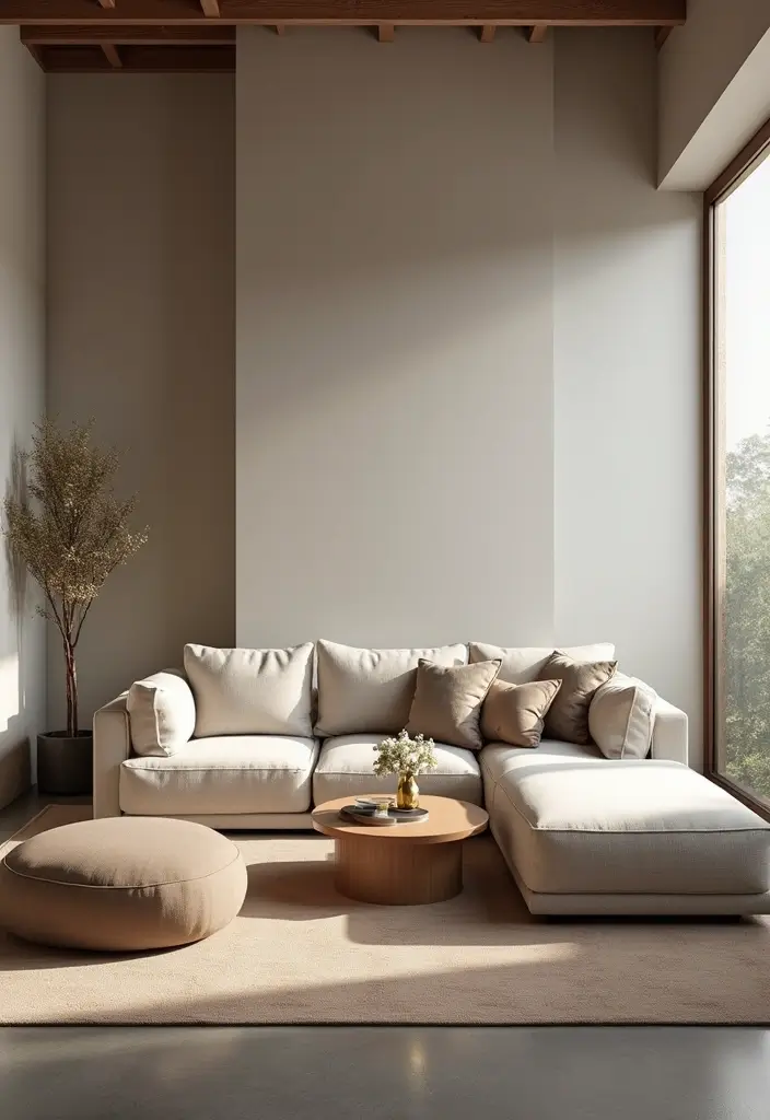 29 Small Living Room With Kitchen Ideas That Maximize Every Inch - 1. Modular Sofa Sets for Versatility