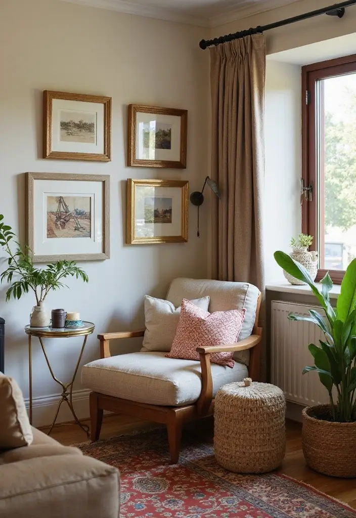 29 Small Living Room With Kitchen Ideas That Maximize Every Inch - 24. Create a Cozy Reading Corner