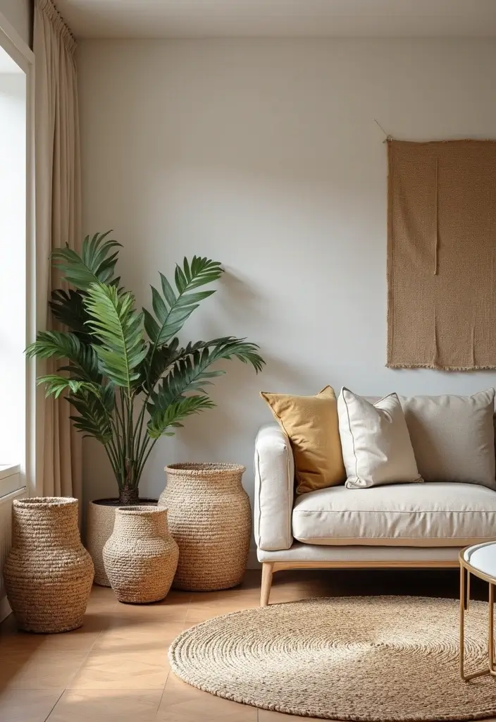 29 Small Living Room With Kitchen Ideas That Maximize Every Inch - 28. Add Versatile Accessories