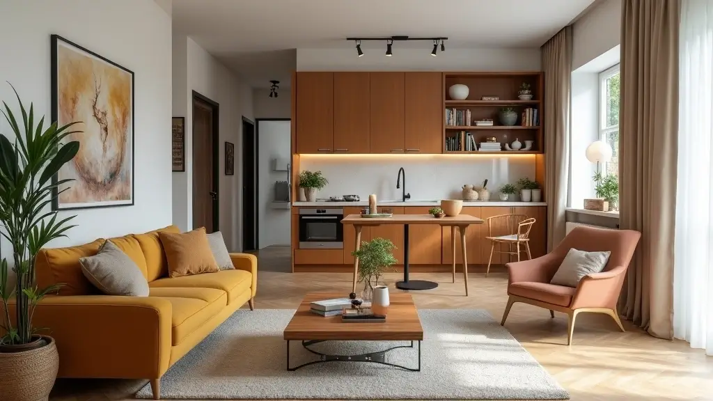 29 Small Living Room With Kitchen Ideas That Maximize Every Inch