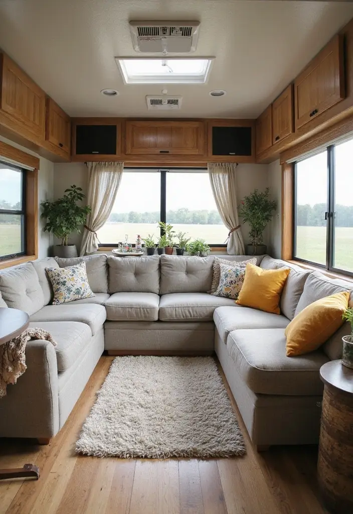 29 Trailer Living Room Ideas That Feel Cozy and Clever - 24. Family-Friendly Spaces
