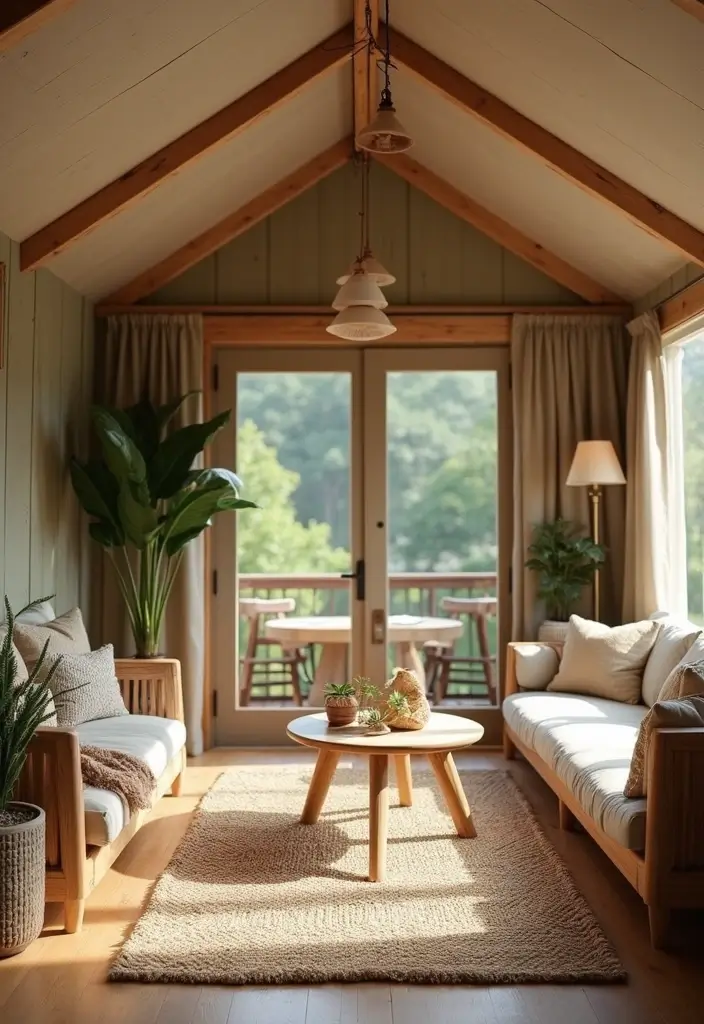 29 Trailer Living Room Ideas That Feel Cozy and Clever - 28. Outdoor Inspiration