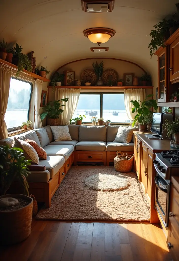29 Trailer Living Room Ideas That Feel Cozy and Clever - 29. Personal Sanctuary