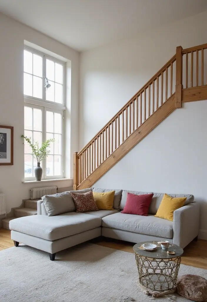 29 Upstairs Living Room Ideas That Make the Most of Your Space - 16. Compact Sectionals for Comfort and Style