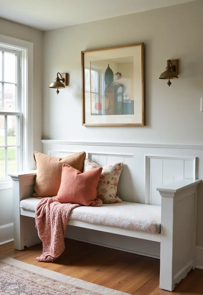 29 Upstairs Living Room Ideas That Make the Most of Your Space - 6. Built-in Benches for Creative Seating