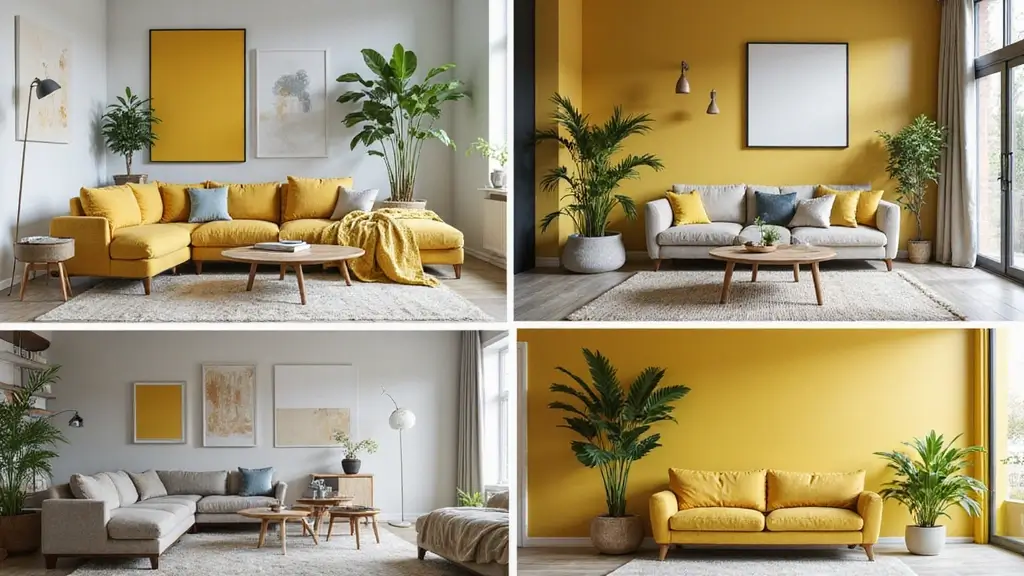 29 Yellow Grey Living Room Ideas That Look Fresh and Balanced