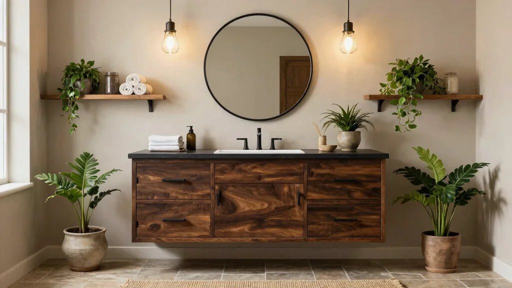 14 Dark Brown Vanity Bathroom Ideas With Rich Warmth