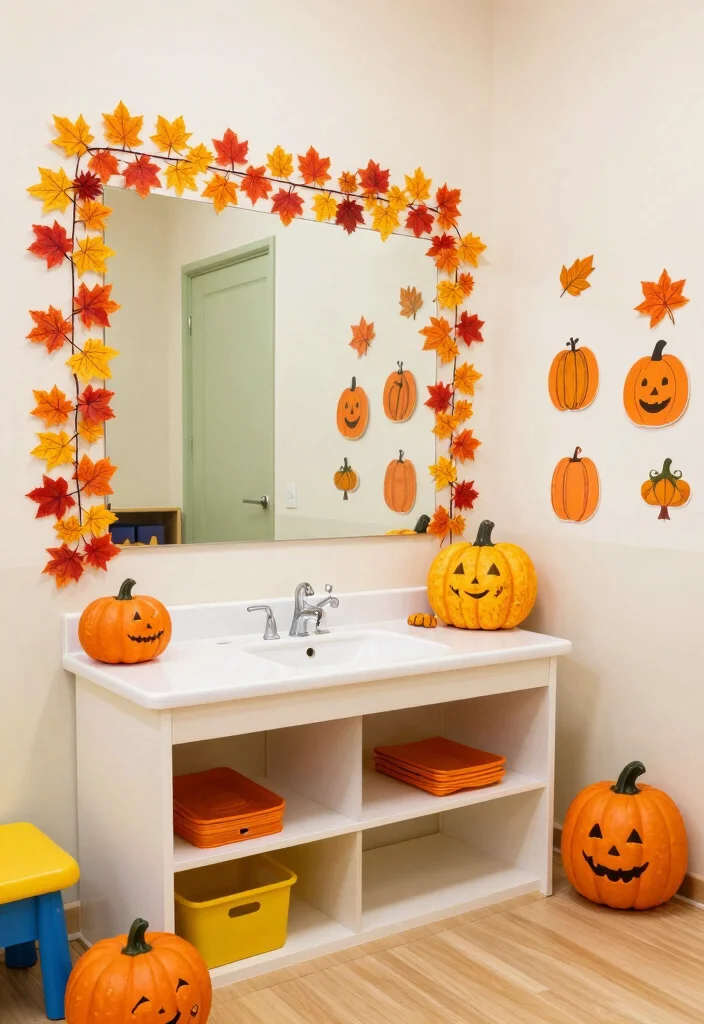 14 Daycare Bathroom Ideas That Are Kid Friendly And Fun - 14. Seasonal Decor Changes 1