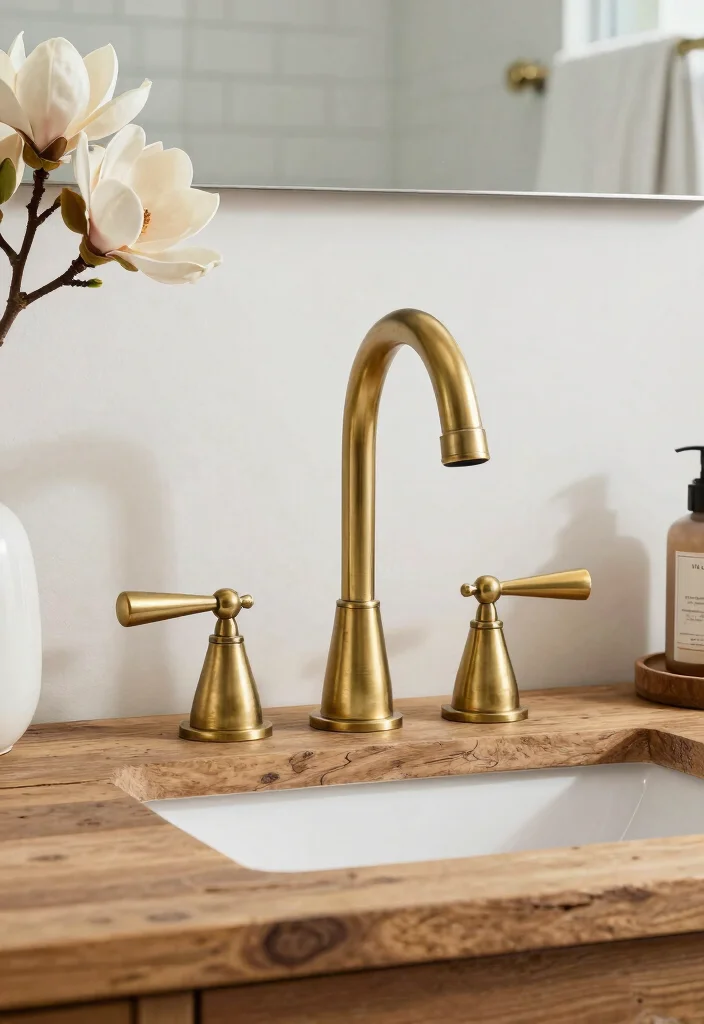 14 Magnolia Bathroom Ideas Inspired By Modern Farmhouse Style - 10. Unique Faucets and Fixtures 1