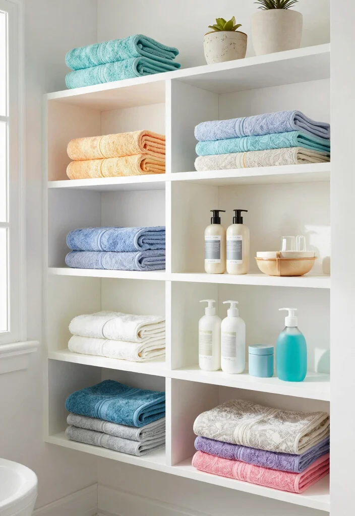 15 Bathroom Shelf Ideas For Smart Vertical Storage - 12. Open Shelving: Airy and Accessible 1