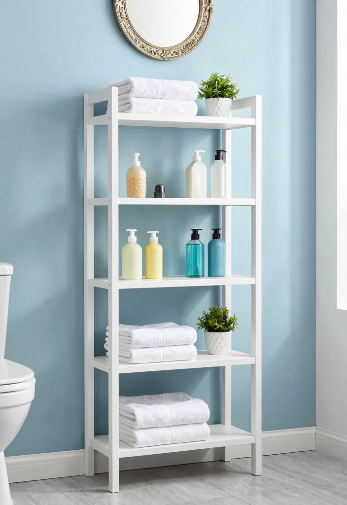 15 Bathroom Shelf Ideas For Smart Vertical Storage - 4. Over-the-Toilet Shelving: Clever Use of Vertical Space 1