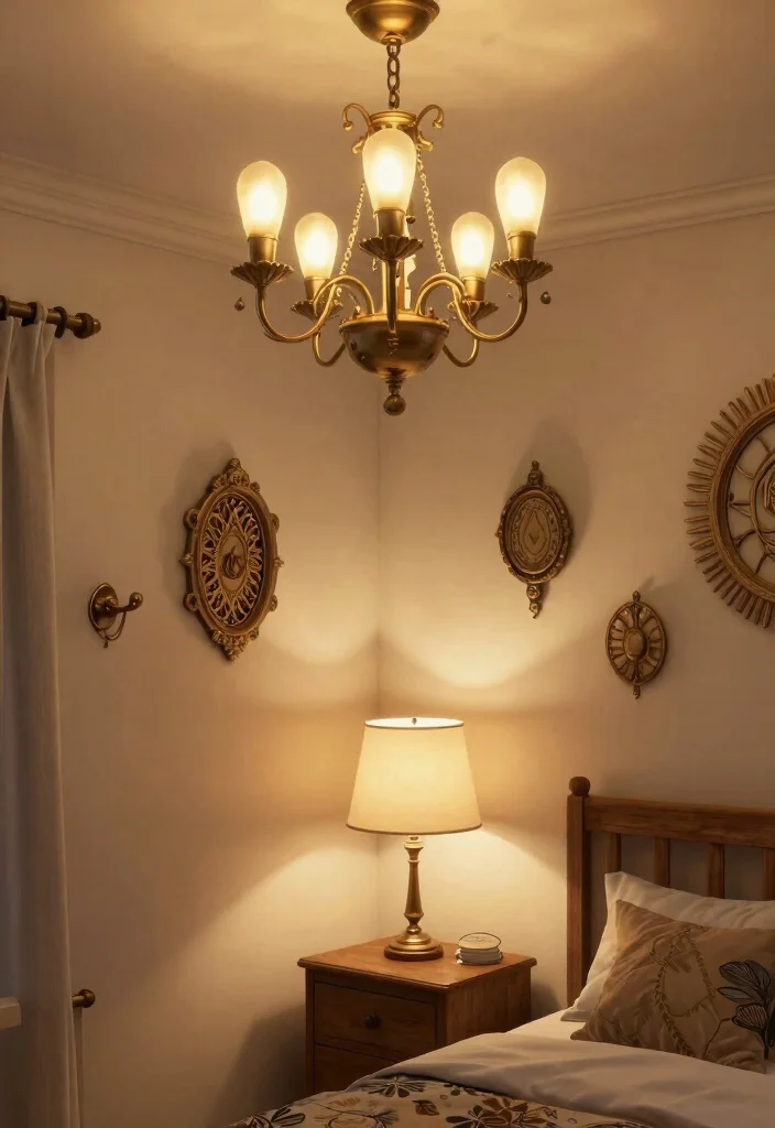 15 Bedroom Sims 4 CC Ideas Aesthetic Game Inspiration - 10. Vintage Lighting Fixtures 1