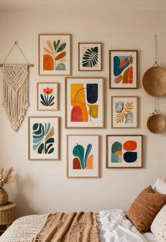 15 Bedroom Sims 4 CC Ideas Aesthetic Game Inspiration - 2. Eclectic Wall Art 1