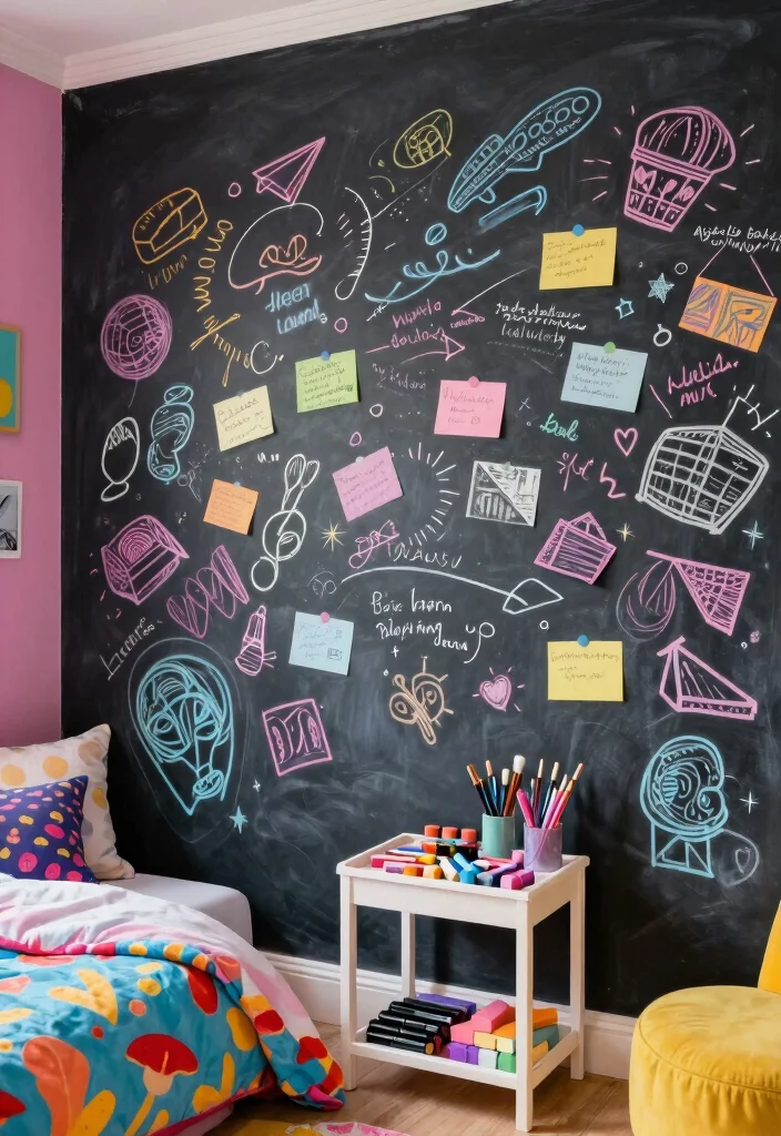 15 Graffiti Wall Art Bedroom Ideas Bold Urban Vibes - 12. Interactive Graffiti Art 1
