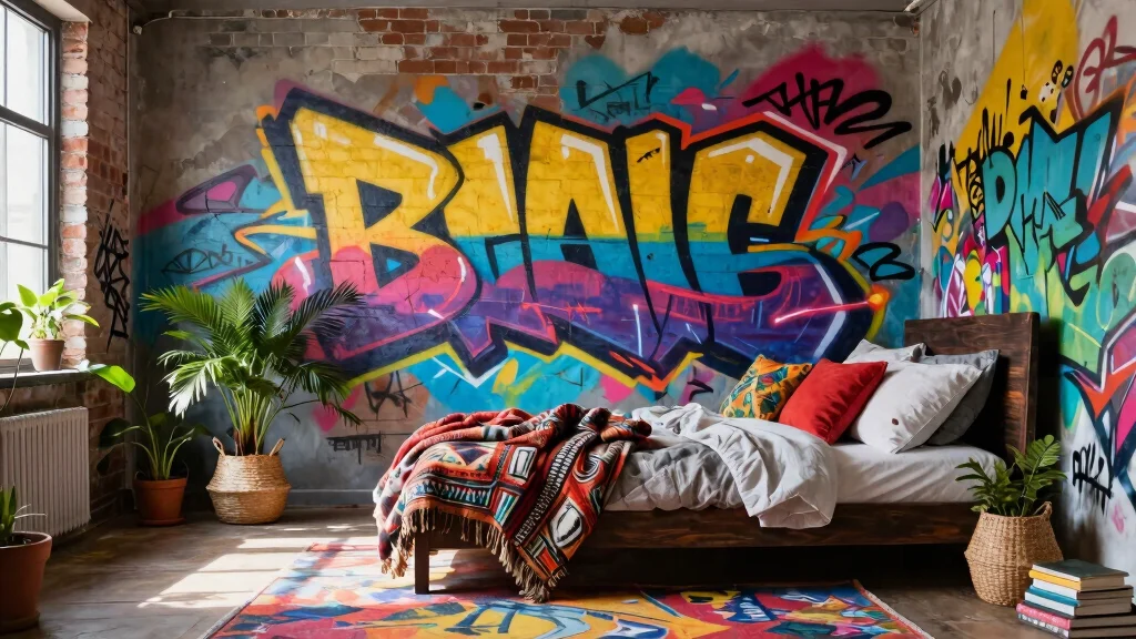 15 Graffiti Wall Art Bedroom Ideas Bold Urban Vibes