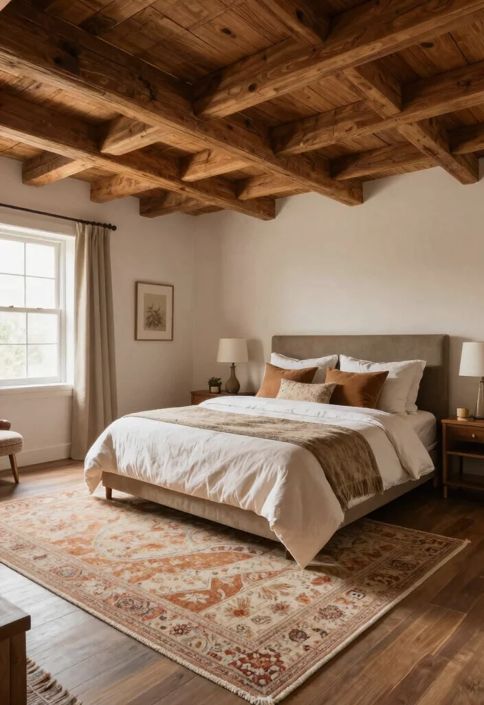 15 Loft Type Bedroom Small Spaces Ideas: Compact and Airy - 10. Use Rugs Wisely 1