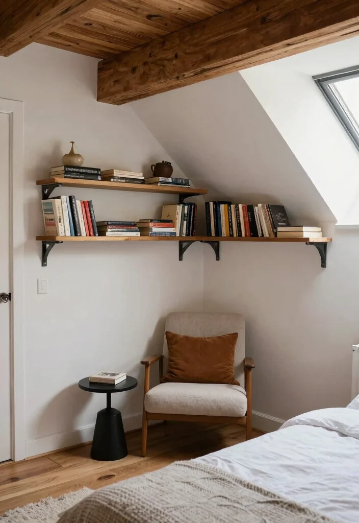 15 Loft Type Bedroom Small Spaces Ideas: Compact and Airy - 14. Utilize Nooks and Crannies 1