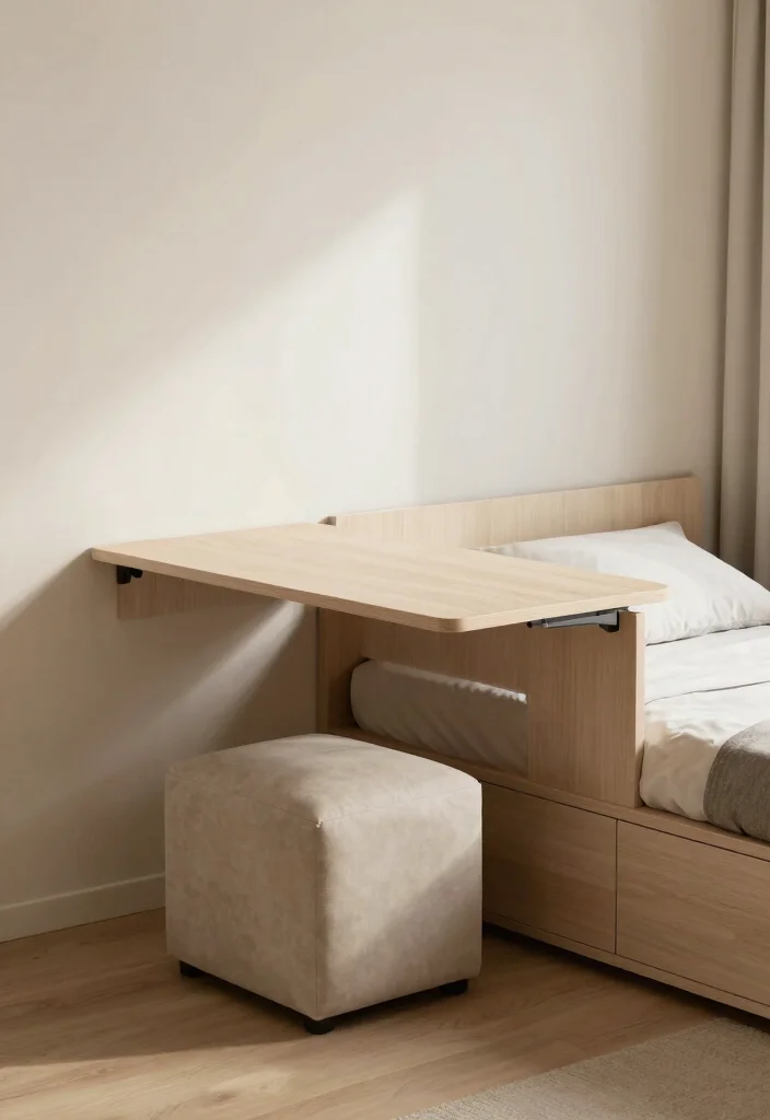 15 Loft Type Bedroom Small Spaces Ideas: Compact and Airy - 3. Multifunctional Furniture 1