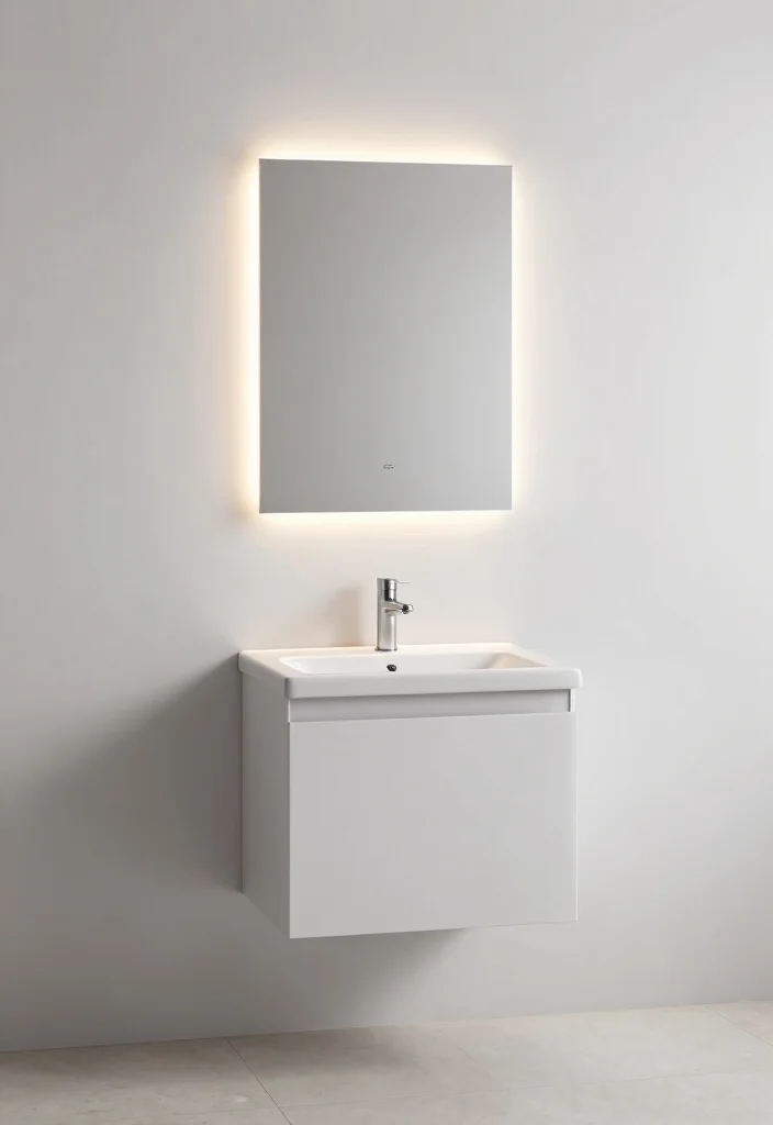 16 Back Lit Bathroom Mirror Ideas For A Modern Glow - 1. Sleek Frameless Design 1
