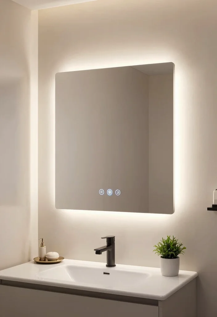 16 Back Lit Bathroom Mirror Ideas For A Modern Glow - 5. Smart Mirrors 1