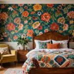 16 Bedroom Design With Wallpaper Ideas Patterned Impact