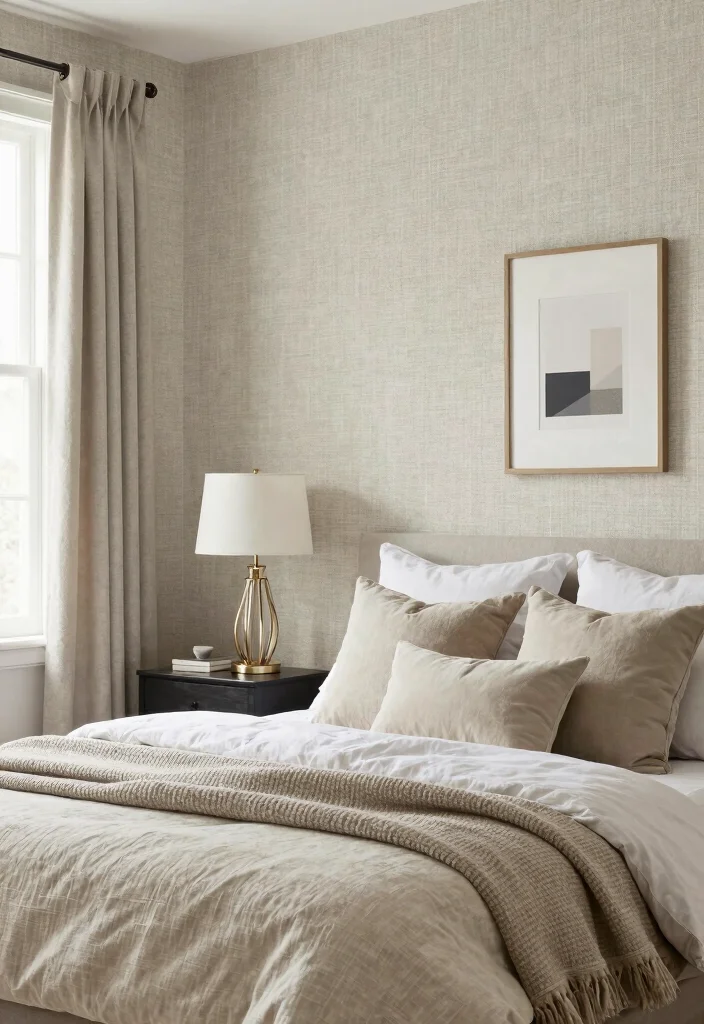 16 Bedroom Design With Wallpaper Ideas Patterned Impact - 6. Textured Finishes: Adding Dimension 1