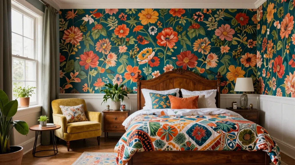 16 Bedroom Design With Wallpaper Ideas Patterned Impact