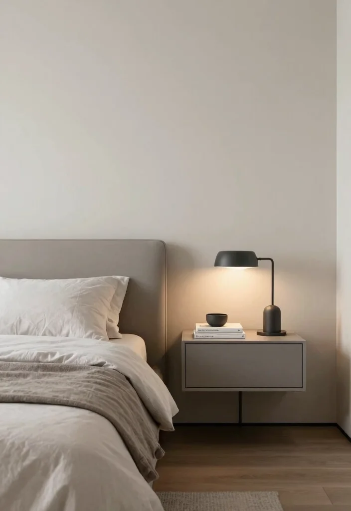 16 Bedroom Shelving Ideas Above Bed: Smart and Stylish Storage - 9. Wall-Mounted Nightstands 1