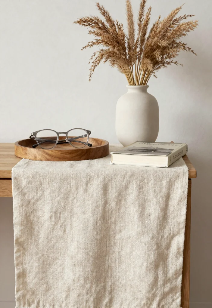 16 Bedroom Side Table Decor Ideas: Simple Stylish Touch - 1. Layered Textures 1