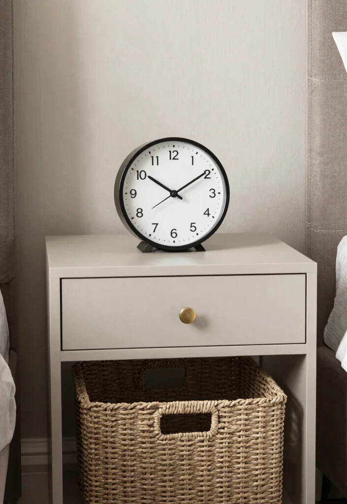 16 Bedroom Side Table Decor Ideas: Simple Stylish Touch - 14. Function Meets Style 1