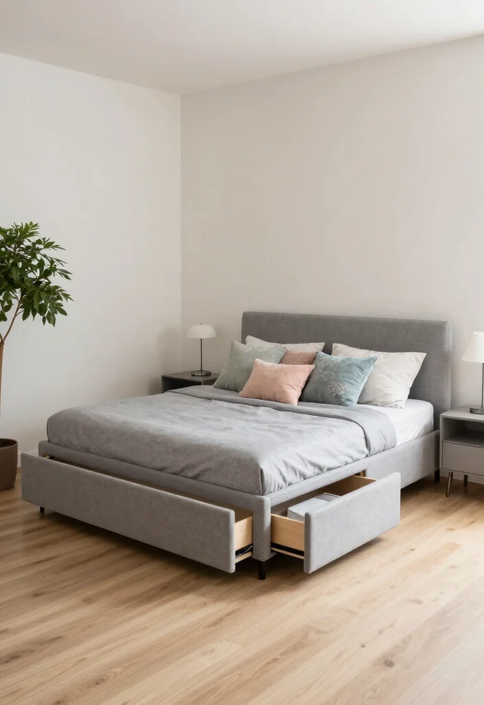 16 Divan Bed Ideas Bedroom: Practical and Elegant - 1. Storage Marvel: Divan Beds with Built-In Drawers 1