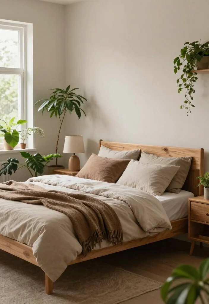 16 Divan Bed Ideas Bedroom: Practical and Elegant - 15. Outdoor Inspiration: Incorporating Natural Elements 1