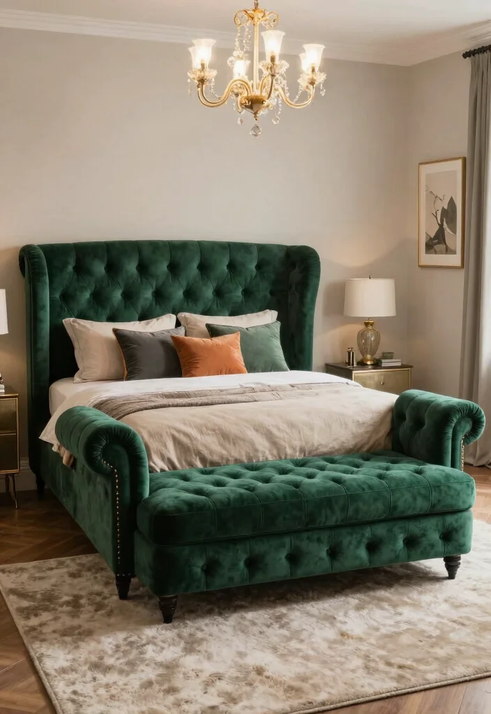 16 Divan Bed Ideas Bedroom: Practical and Elegant - 2. Elevated Elegance: Tufted Upholstered Divan Beds 1