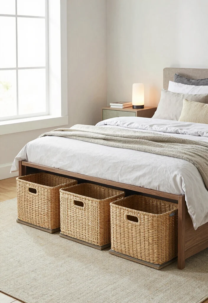 16 Divan Bed Ideas Bedroom: Practical and Elegant - 6. Stylish Under-Bed Storage: Optimize Your Space 1