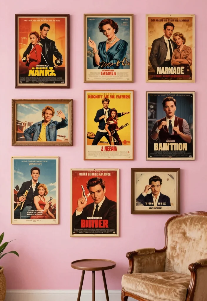 16 Posters on Wall Bedroom Vintage Ideas Retro Cool Decor - 2. Retro Movie Posters 1