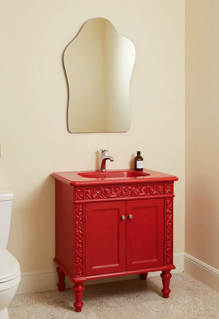 16 Single Sink Bathroom Vanity Ideas For Small Spaces - 11. Artful Vanities 1