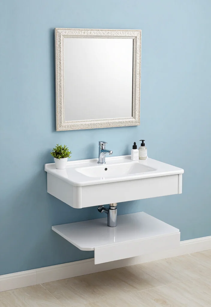 16 Single Sink Bathroom Vanity Ideas For Small Spaces - 6. Dual Purpose Designs 1