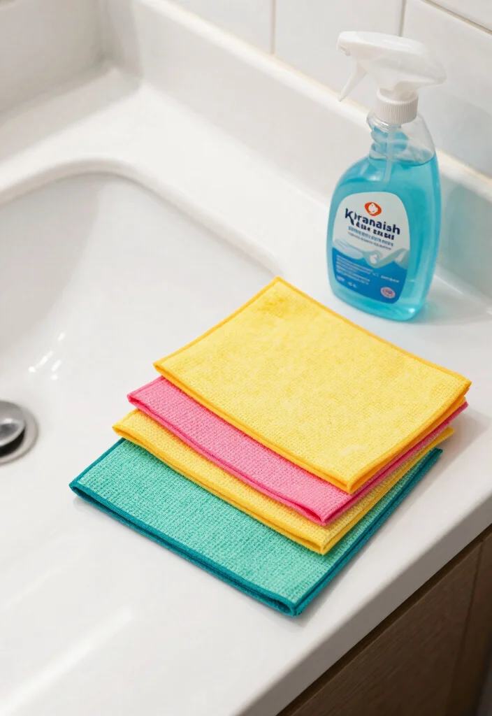 16 Ways To Clean And Refresh A Bathroom Sink Stained With Blood - 13. Use of Microfiber Cloths 1