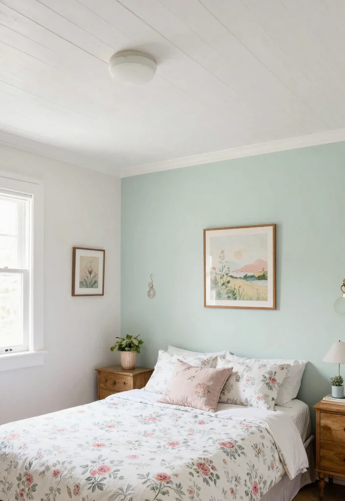 16 Wooden Ceiling Design Bedroom Ideas: Warm Luxe Finish - 9. Beadboard Charm 1