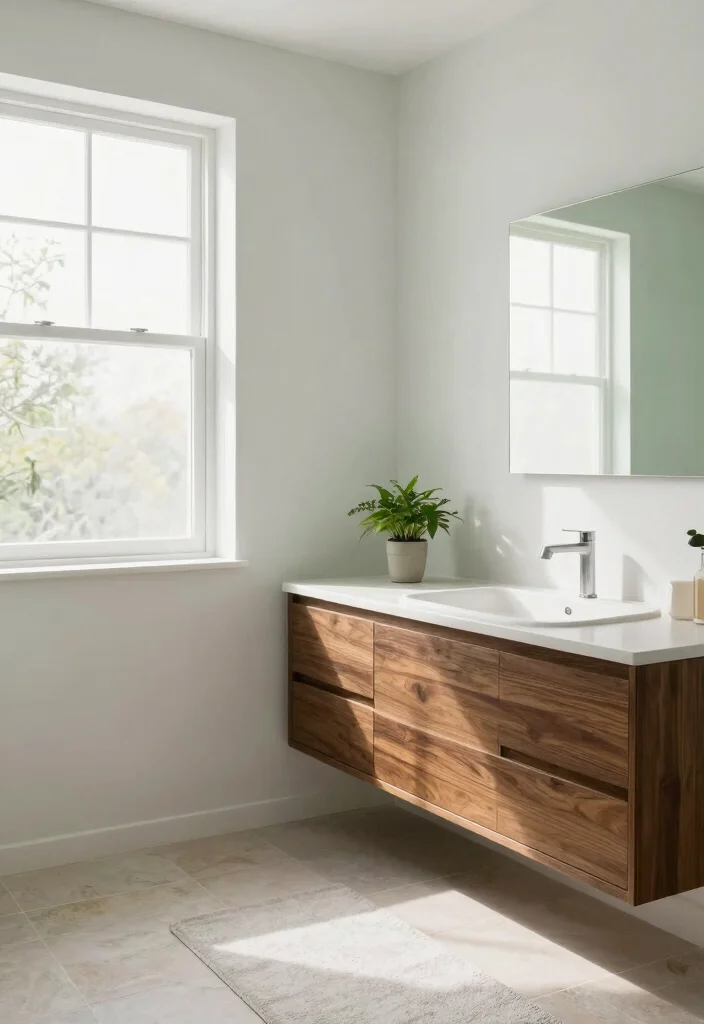 17 Asian Bathroom Ideas With Peaceful Minimal Aesthetic - 1. Soothing Color Palettes 1