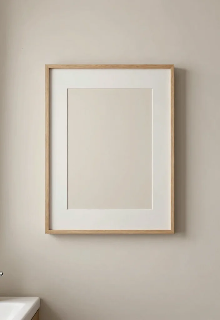 17 Asian Bathroom Ideas With Peaceful Minimal Aesthetic - 12. Personalized Artwork 1