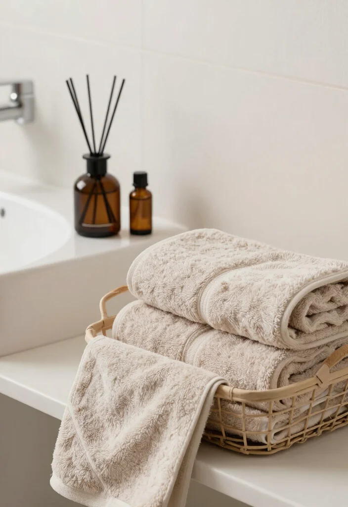 17 Asian Bathroom Ideas With Peaceful Minimal Aesthetic - 9. Spa-like Accessories 1