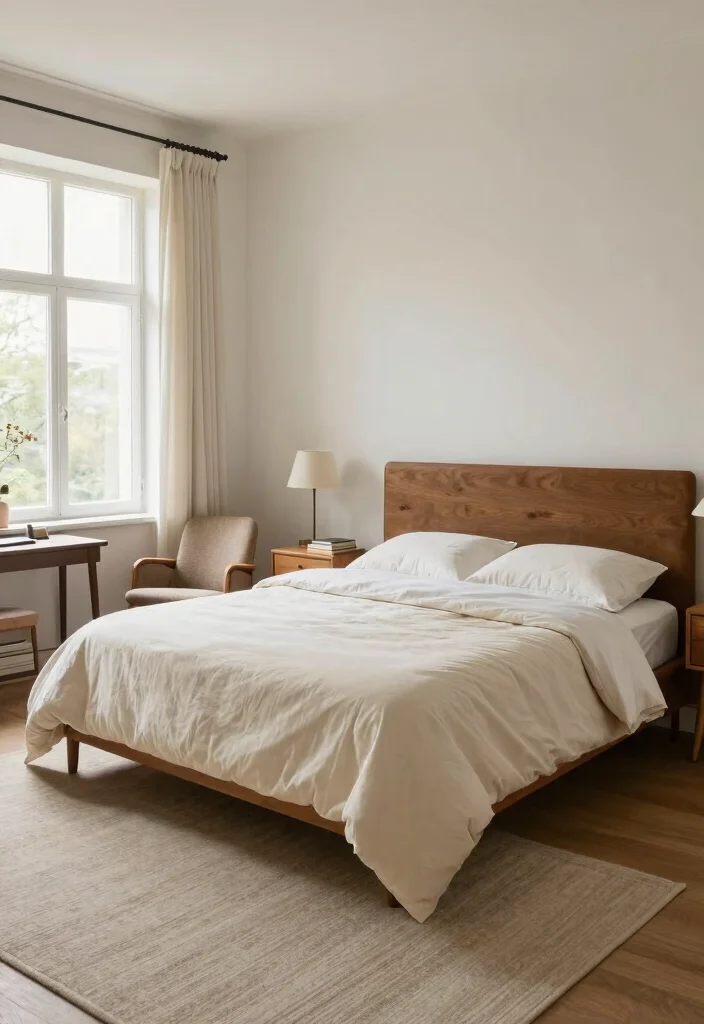 17 Bedroom Ideas for Big Rooms That Feel Cozy and Balanced - 3. Strategic Furniture Placement 1