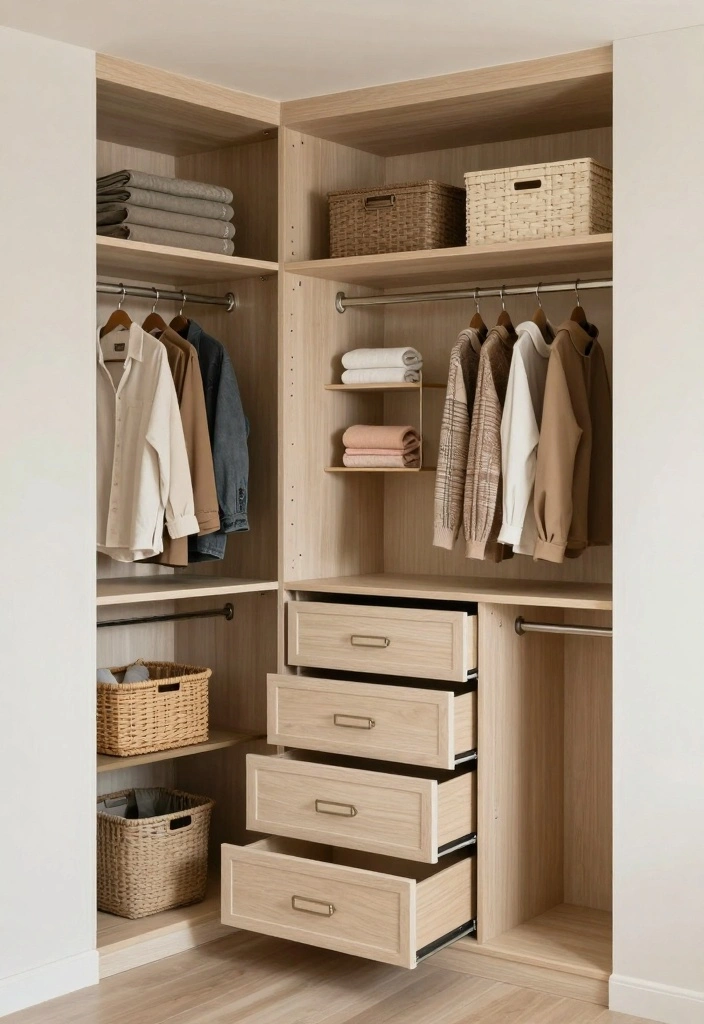 17 Bedroom With Walk In Closet Ideas: Functional and Chic - 13. Hidden Storage Solutions 1