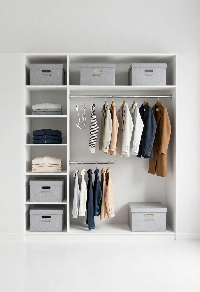 17 Bedroom With Walk In Closet Ideas: Functional and Chic - 17. Seasonal Wardrobe Rotation 1